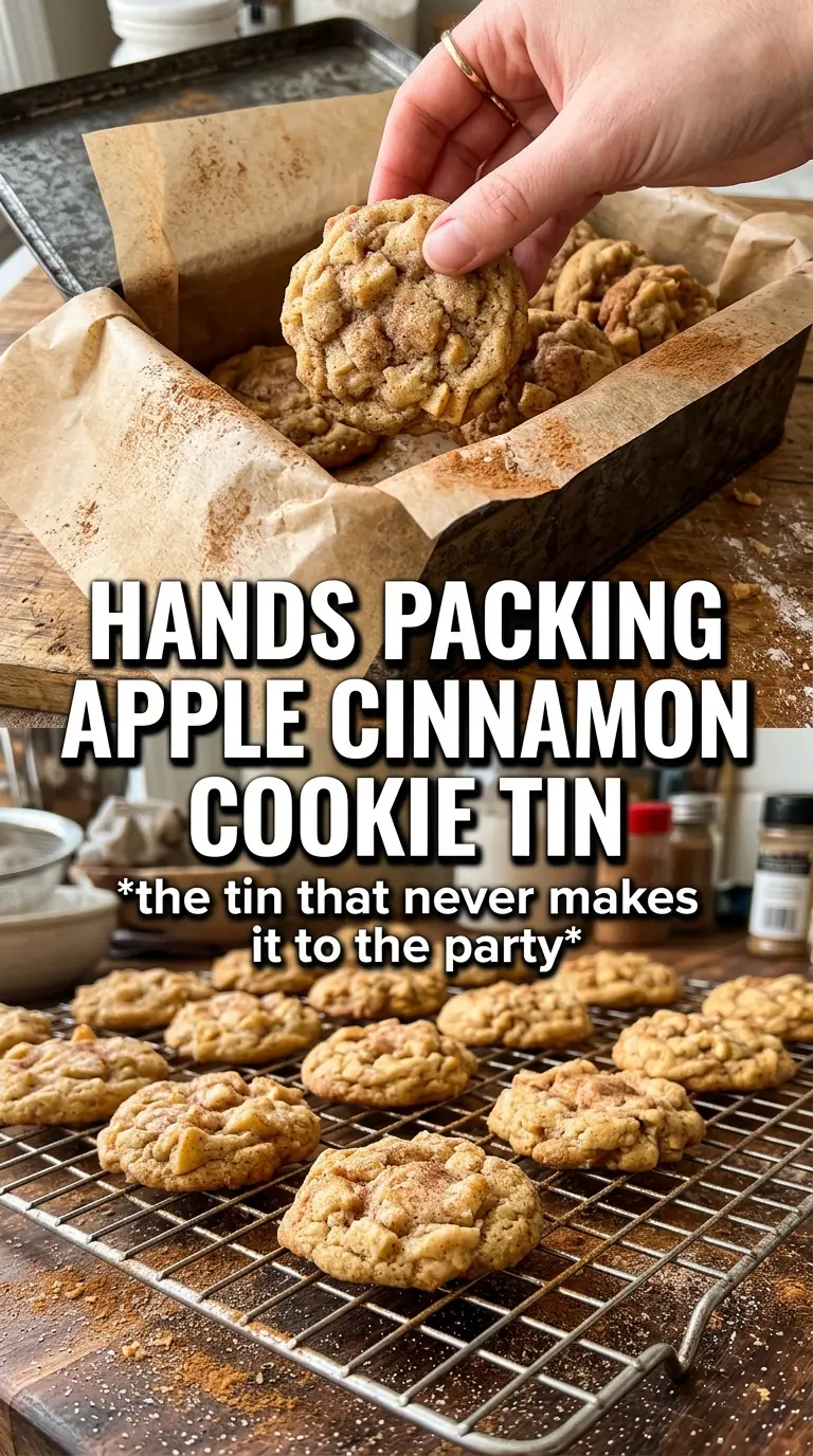 Apple Cinnamon Cookies soft glazed tender