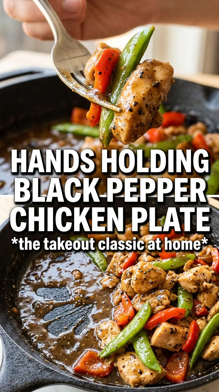 Black Pepper Chicken glossy peppery stir-fry