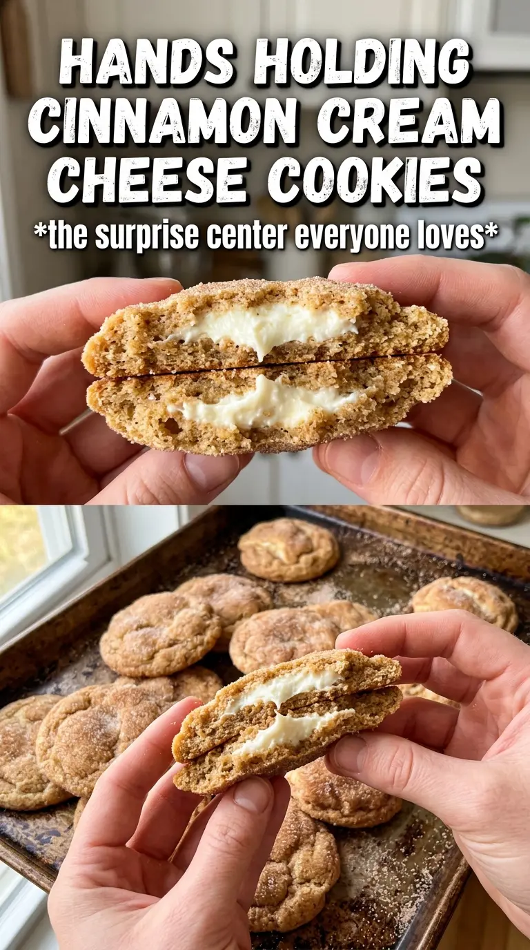 Cinnamon Cream Cheese Cookies soft pillowy cinnamon sugar