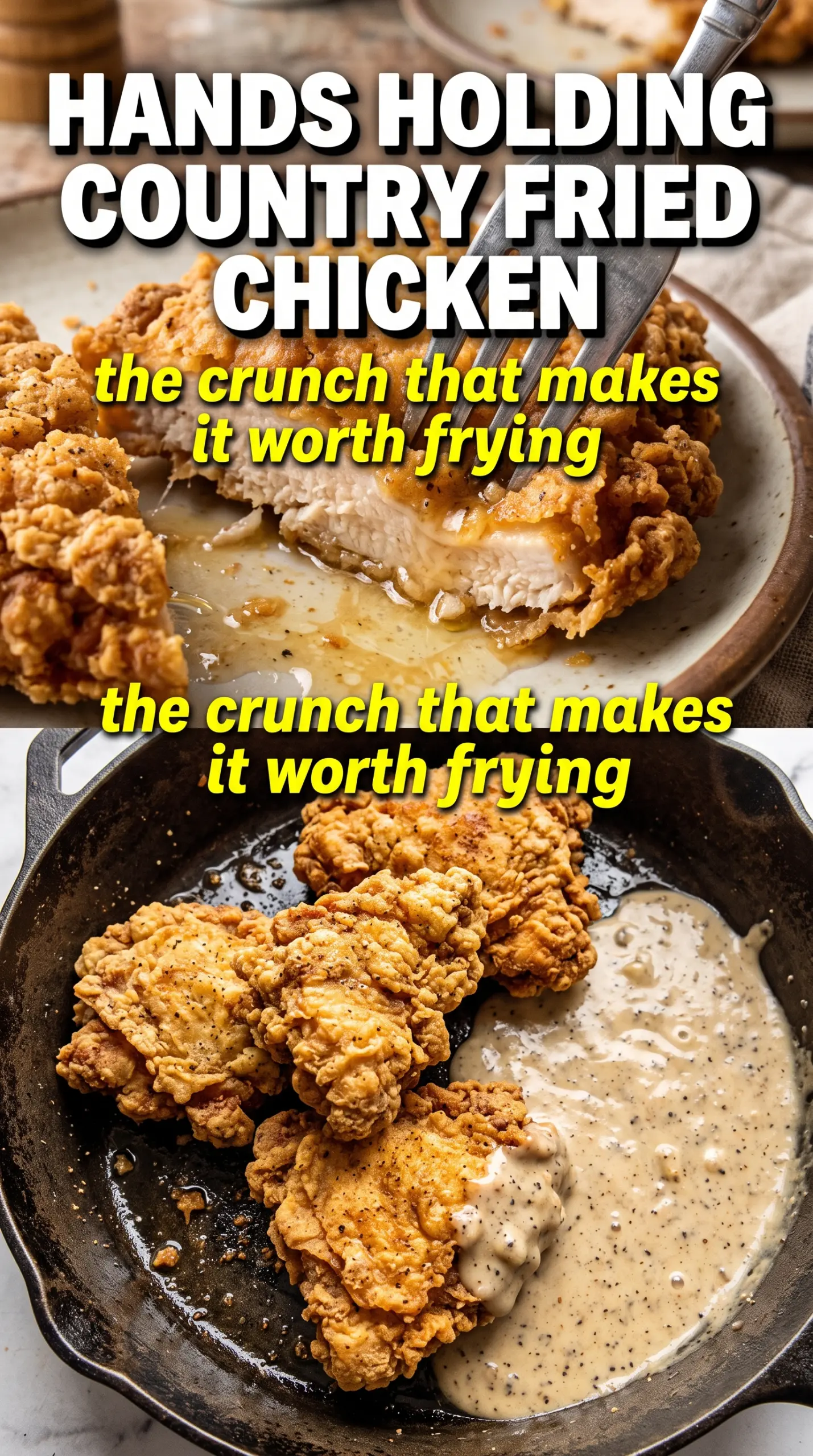 Country Fried Chicken crispy gravy
