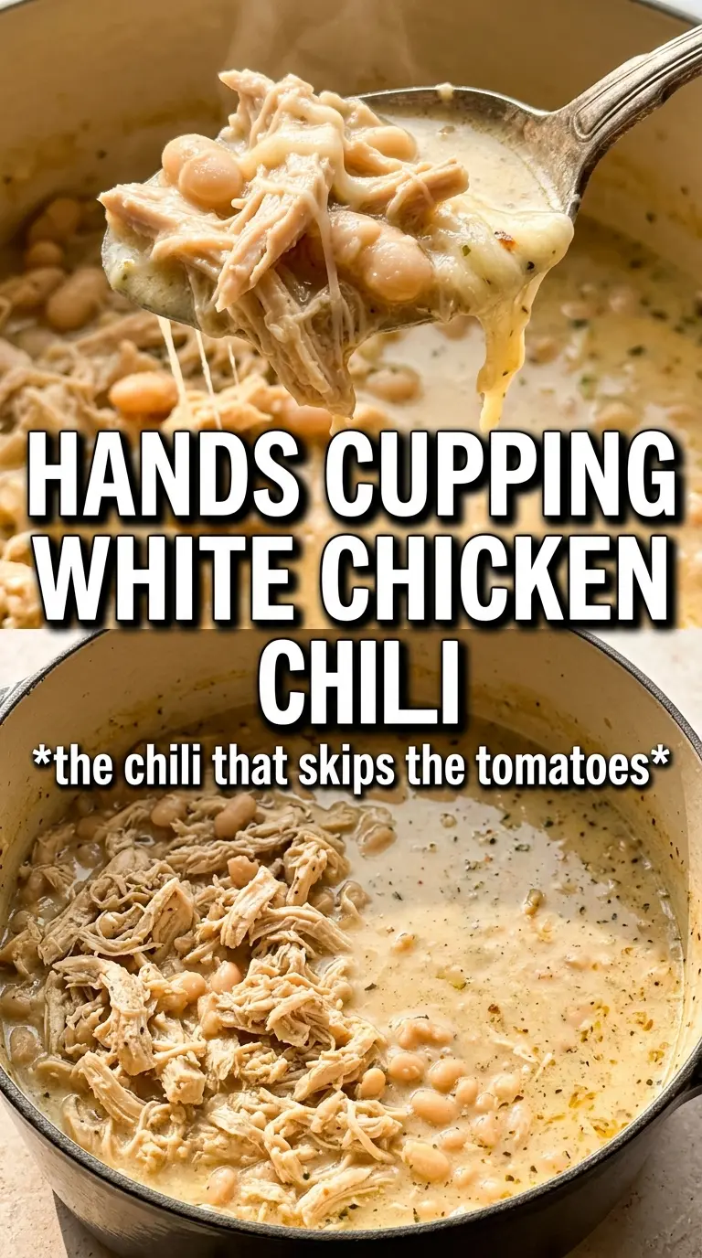 White chicken chili creamy golden broth
