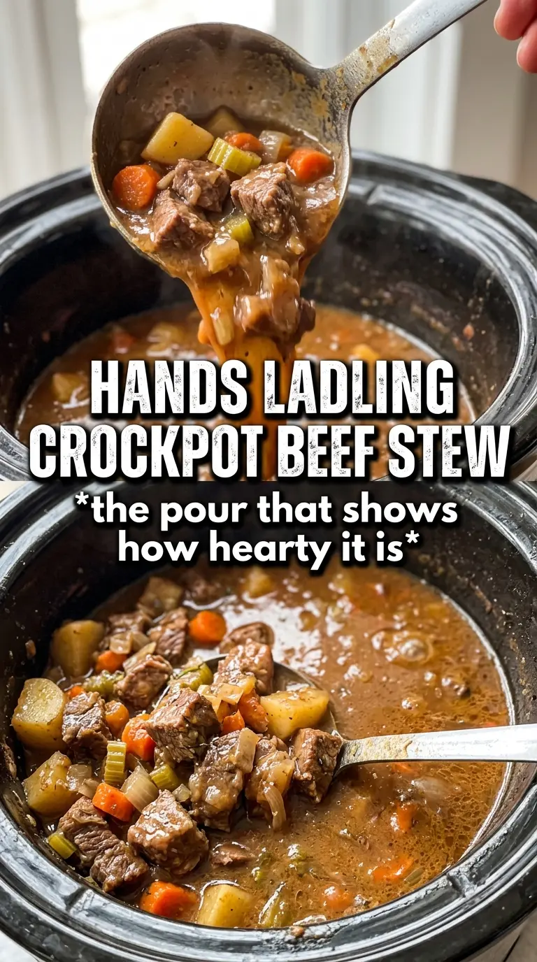 Crock Pot Beef Stew hearty savory tender