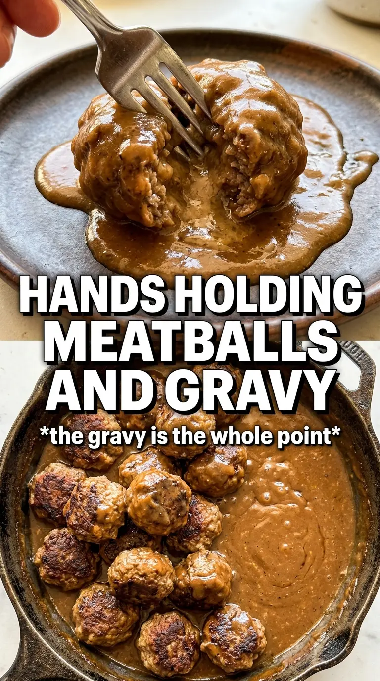 meatballs and gravy rich savory tender
