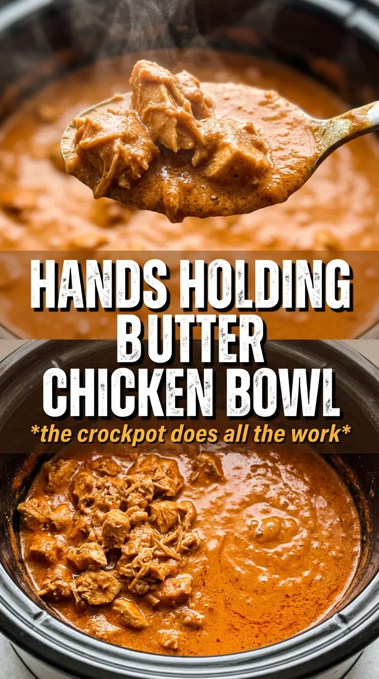 Slow Cooker Indian Butter Chicken creamy spiced tender